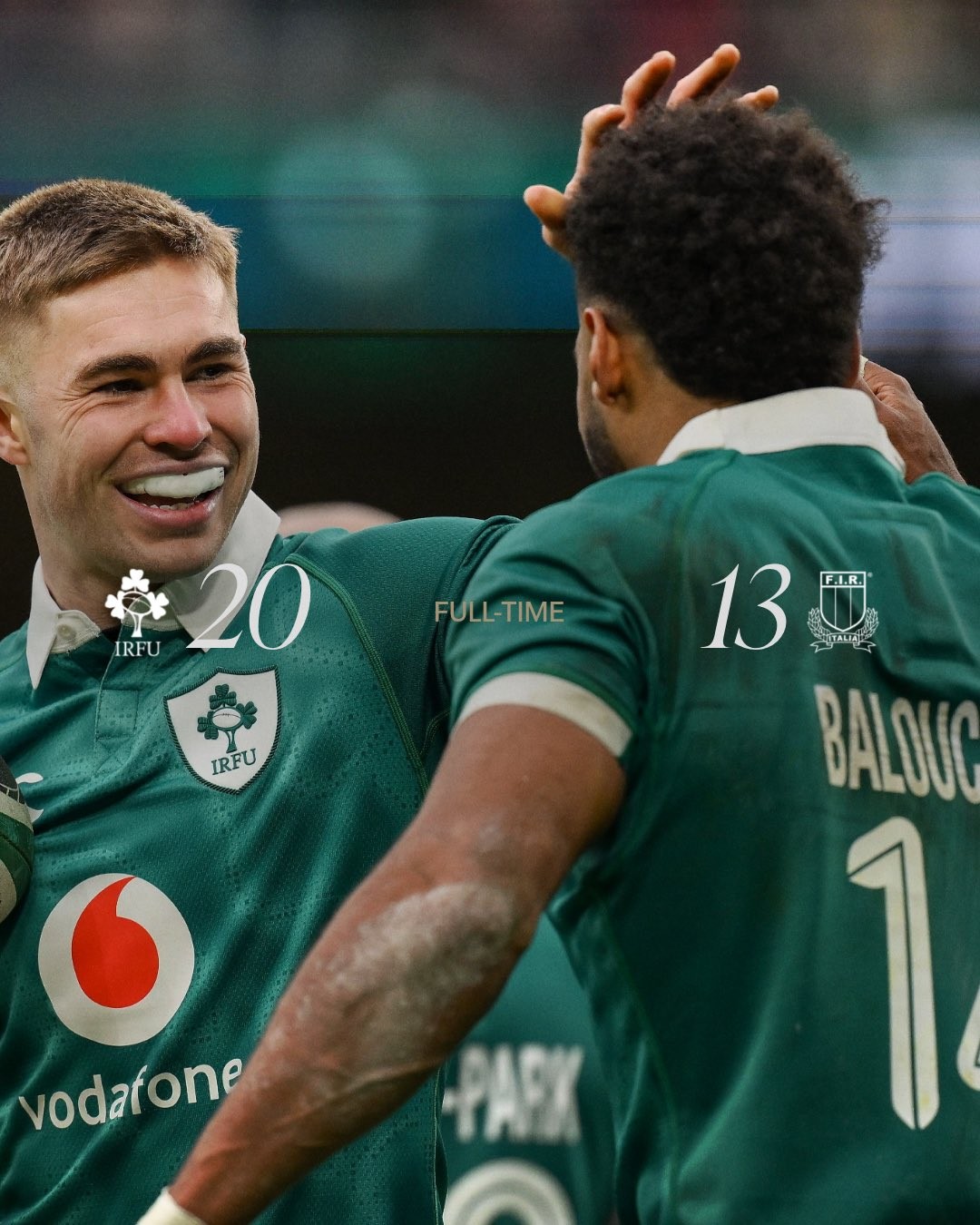Ireland beat Italy 20-13 in Guinness Six Nations